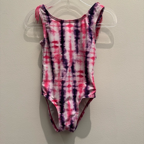 Andy & Evan Pink and Purple Tie-Dye Swimsuit 2T - Picture 1 of 5
